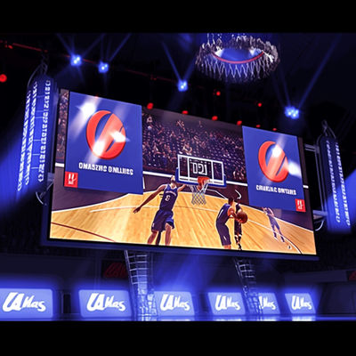 P4.81 عرض LED لملاعب كرة القدم 6500nits مع زاوية مشاهدة 160 °