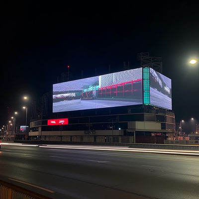 IP65 شاشة عرض LED الإعلانية P4.81 / P5 مع مقياس رمادية 14 بت