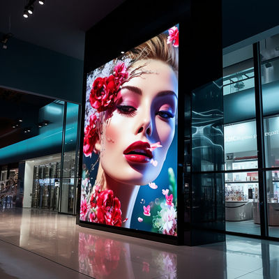 320 * 160mm عرض LED داخلي مع معدل مسح 1/64S وخزانة الألومنيوم المصبوبة