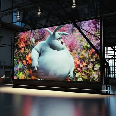 شاشة عرض LED داخلية P2.976 500*500*85mm الحجرة الإعلان التجاري الرقمي