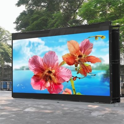 شاشة LED مستأجرة P 3.91 ثابتة كاملة الألوان مع تصميم سلس وخفيف الوزن