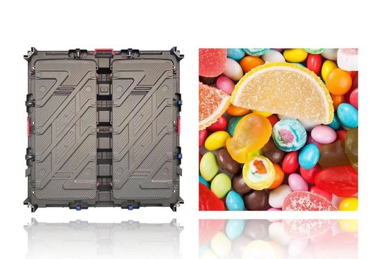 تثبيت معلق شاشة عرض LED داخلية مع 500 * 1000 مم مجلس الوزراء الألومنيوم الصب الصب