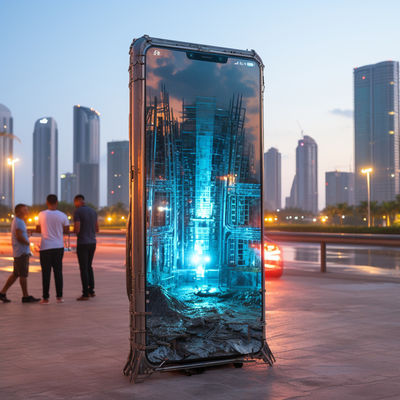 استئجار جدار فيديو بضوء فائق 6500cd/m2 LED مع معدل إعادة تحديث 3840