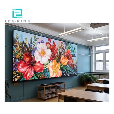 شاشات إشارة رقمية LED داخلية ملونة كاملة ، شاشة LED جدارية للإيجار