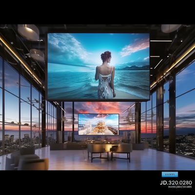 شاشة عرض LED داخلية من الدرجة التجارية بزاوية عرض واسعة 140 درجة 250mm W * 250mm H