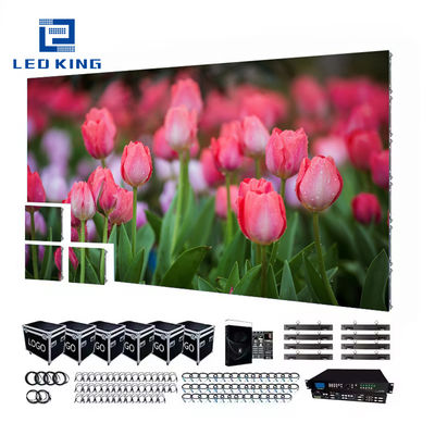 شاشة عرض LED ملونة كاملة داخلية مع 2.5mm Pixel Pitch و 600-800 Nit Brightness