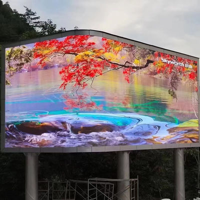 Outdoor LED Display Screen with Die Cast Aluminum Cabinet Full Color and High Brightness for Advertising