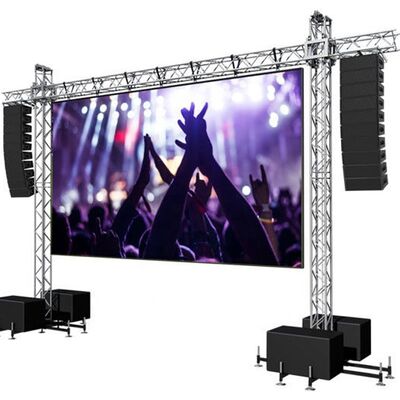 شاشة عرض LED خارجية مقاومة للماء IP65 مع 3.91mm Pixel Pitch ومعدل تحديث 3840Hz LED Video Wall