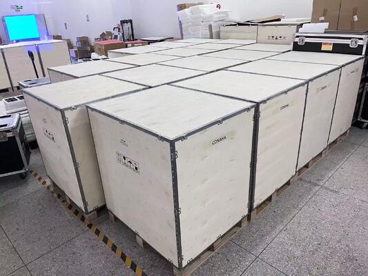 P4 شاشة عرض LED الخارجية 960x960mm لوحة إشارات رقمية مع 5500-8500nit الوضوح وزاوية عرض واسعة