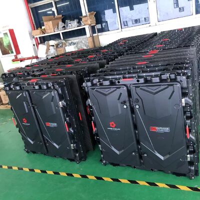 شاشة عرض LED في الهواء الطلق مع IP65 مقاومة للماء مع معدل تحديث 3840 هرتز و100،000 ساعة من العمر