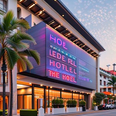 960*960mm IP65 الشاشة المضادة للماء في الهواء الطلق مع 5000-7000cd / m2 الوضوح للرؤية العالية