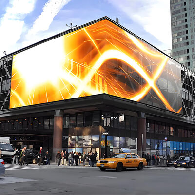 حائط فيديو LED خارجي مع IP65 مقاوم للماء 4500-5500cd / m2 الوضوح وحجم الخزانة 960x960mm