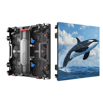 شاشة عرض LED في الهواء الطلق P2.604 Pixel Pitch IP65 مقاوم للماء معدل تحديث 3840Hz للمسرح والإعلان