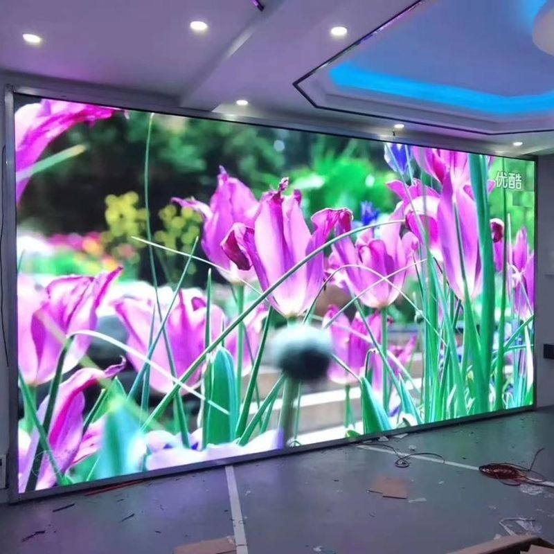 شاشة عرض LED رقمية ملونة كاملة مع حجم الخزانة 500 * 1000 * 85mm