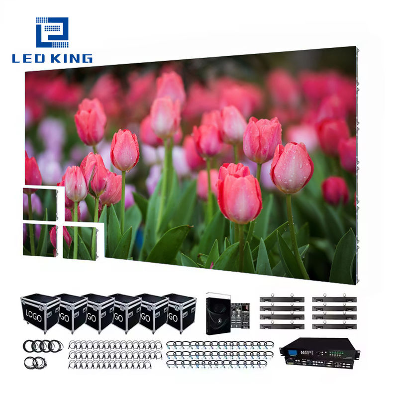شاشة عرض LED ملونة كاملة داخلية مع 2.5mm Pixel Pitch و 600-800 Nit Brightness