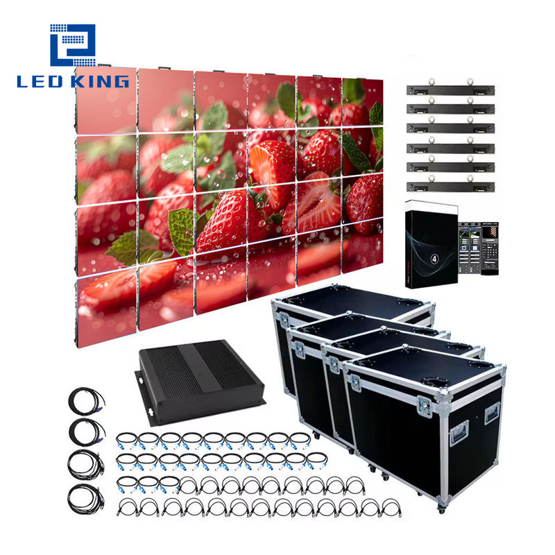 شاشة 4K عالية الوضوح للإعلانات الخارجية LED 160° زاوية مشاهدة و 100000 ساعة عمر