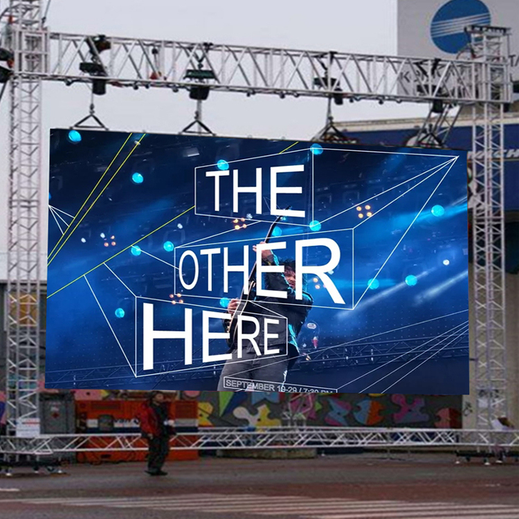 Outdoor LED Display Screen with High Refresh Rate 1920Hz-3840Hz 2 Years Warranty and 100000 Hours Life Span LED Video Wall