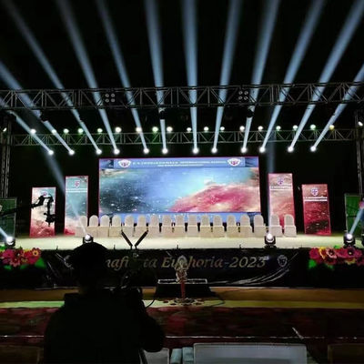 تأجير شاشة HDMI / DVI / VGA LED 500 * 500MM / 500 * 1000MM للحدث