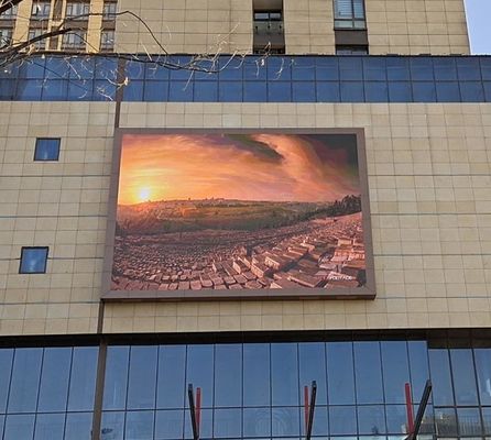 OEM P4 LED الشاشة العرضية الخارجية الحائطية مع 4 ملم مساحة الرسوم البيكسل ROHS
