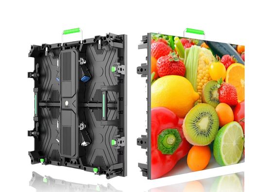 استئجار جدار فيديو بضوء فائق 6500cd/m2 LED مع معدل إعادة تحديث 3840