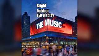 شاشة LED خارجية ساطعة 3000 شمعة/م2 P4.81