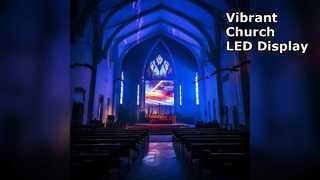 شاشة LED للكنيسة 16.7 مليون لون P2.976